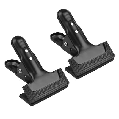 Up to 10Pcs HRIDZ Heavy Duty Spring Metal Clip Photography Backdrop Clamps with Rubber Pad